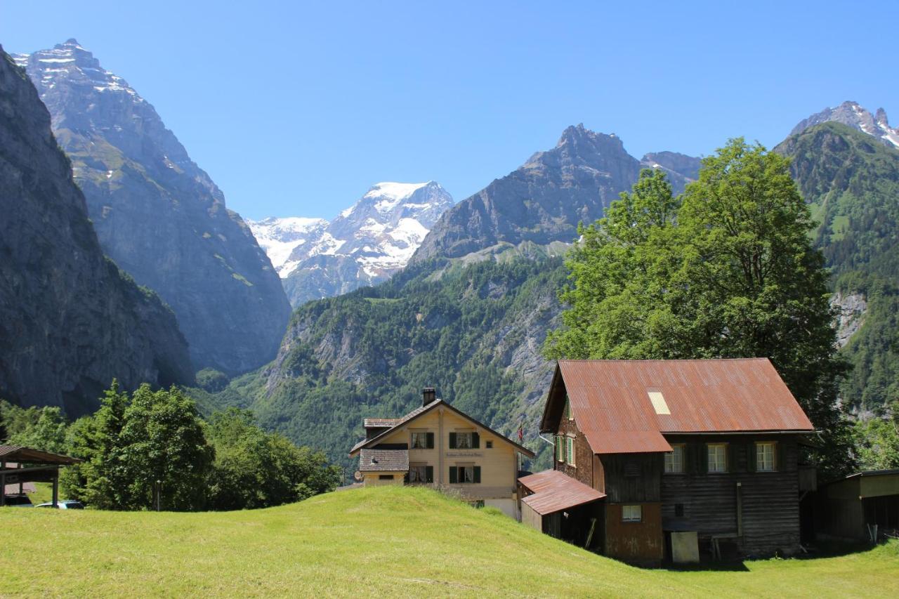 Berggasthaus Obbort Linthal Exterior foto